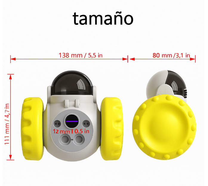 MINI ROBOT DISPENSADOR DE COMIDA