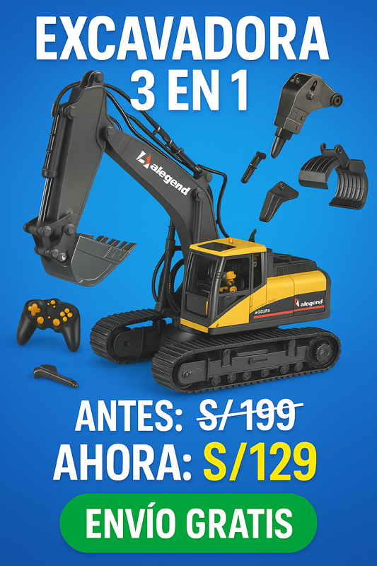 EXCAVADORA MAX 3 EN 1 PRO