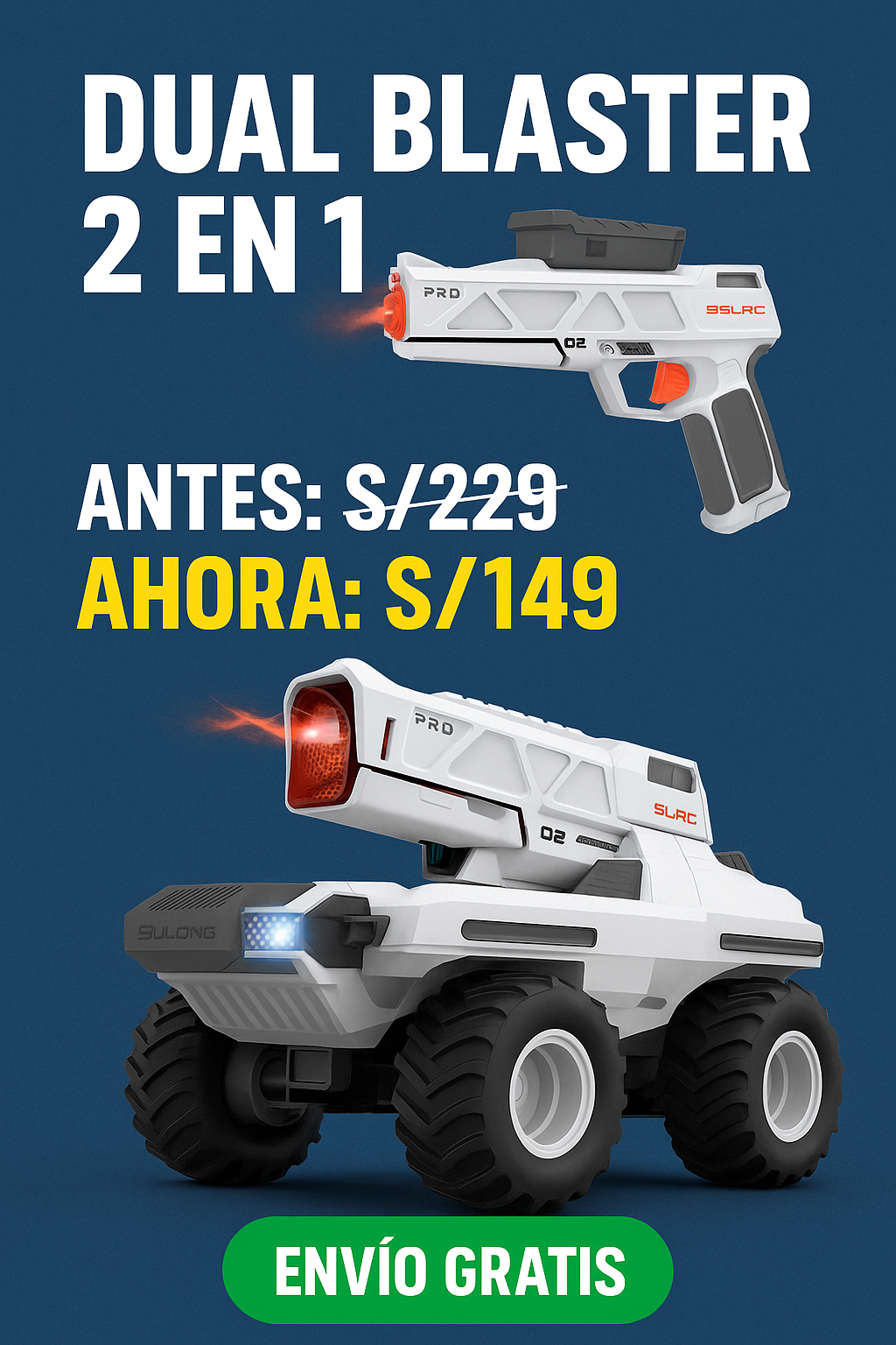 DUAL BLASTER 2 EN 1 PRO