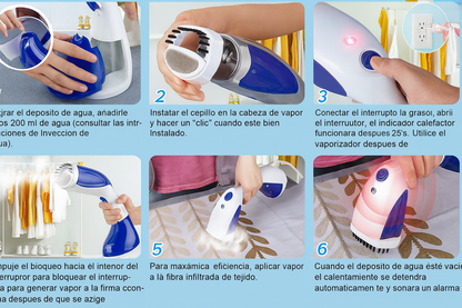 PLANCHA VAPORIZADORA DE ROPA PRO